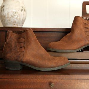 Brown booties